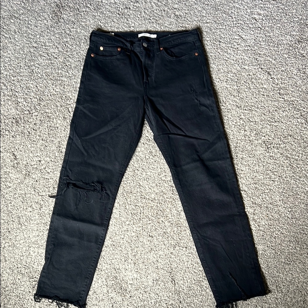 Levi Strauss High rise “WEDGIE” Distressed Women's Jeans